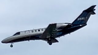 Cessna 525C Citation CJ4 Landing In Idaho Falls N918LT [upl. by Dodi]