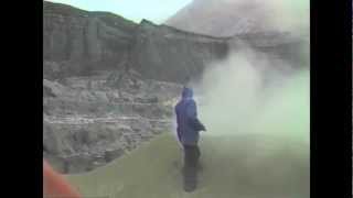 Bizarre sulphur volcanoes at Poás crater Costa Rica [upl. by Cirdla896]