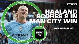 Man City vs Leicester City Reaction Haaland is putting up legendary numbers – Zabaleta  ESPN FC [upl. by Sewel]