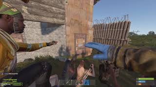 THROWING 7 MOLOTOVS 🔪 AT A ROOFCAMPER RUST [upl. by Auvil]