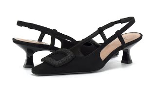 Aquatalia Arabella Suede Slingback SKU 9945326 [upl. by Osnofedli]