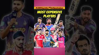 💥IPL 2025 Mega Action లో Most Expensive players🤔 [upl. by Aevin]