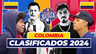 ATENCIÓN LOKILLO Y CARPEDIEM AFUERA DE RED BULL COLOMBIA 2024  ESTOS SON LOS CLASIFICADOS [upl. by Noinatrad]