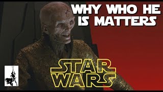 Snokes quotbackstoryquot highlights the greatest issue Star Wars will face going forward [upl. by Neely]