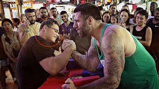 Can You Beat This SCHOOLBOY at ARM WRESTLING  50 [upl. by Warga]