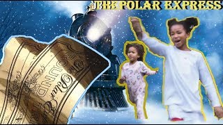 😱 Surprising kids with The Polar Express Train for Christmas 🚂 [upl. by Aicilak]