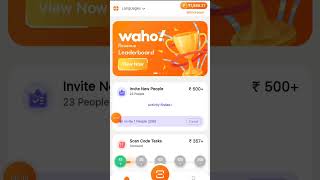 Waho app se paise kaise kamaye  Waho app withdrawal proof  waho pro earning app [upl. by Rehoptsirhc]