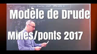 Mines 2017 Physique 1les memristors Conductivité corrigé 23 partie 1B [upl. by Artemas]