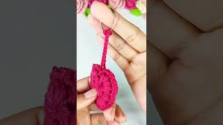 Fácil y rápido llavero corazón ❤️ crochet ganchillo tejer diy llaveros [upl. by Neelyad680]