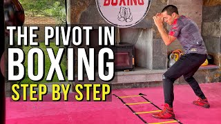 How to PIVOT in BOXING  2021 Includes Drills [upl. by Allak475]