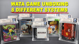 WATA Game Unboxing  Games for 8 Different Systems [upl. by Bierman]