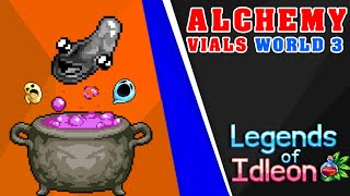 Legends of idleon Alchemy vials  How to unlock world 3 vials in IdleOn  Idle MMO [upl. by Dettmer]