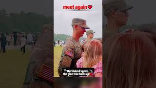 Hero comes home military cominghome surprise army love homecoming militarylife soldier hero [upl. by Cassady]