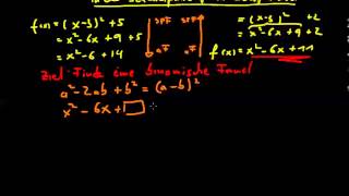 Quadratische Zusammenhänge 05  Die allgemeine Form in die Scheitelpunktform überführen [upl. by Ecined]