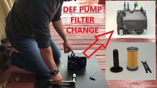 How To Change DEF  Diesel Exhaust Fluid  Pump Filter  Volvo  MAC [upl. by Aramac796]