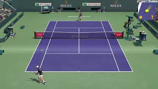 Djokovic vs Opelka Full Ace Tennis ATP1000 SF Indian Wells [upl. by Evonne]