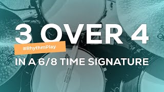 3 over 4 drum beat in a 68 time signature [upl. by Anaert]