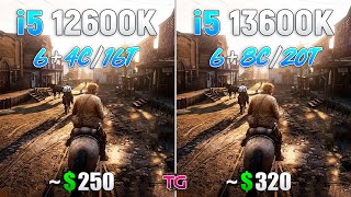 Core i5 12600K vs Core i5 13600K  Test in 10 Games [upl. by Lrac]