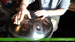 Handpan Spacedrum NITRO D Celtic minor [upl. by Panaggio]