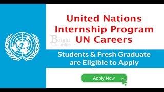 How to Apply for United Nations Internship Program 2024 Paid  UN Careers [upl. by Gettings]