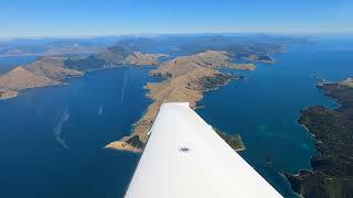 Flying Over French Pass Marlborough Sounds March 2021 [upl. by Aitrop]