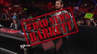 Bad News Barrett makes his debut Raw Dec 2 2013 [upl. by Ricard]