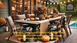 Harvest Elegance A PumpkinThemed Fall Transformation decor Seasonal Decoration Ideas [upl. by Enitram]