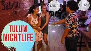 Bar Hopping in Tulum Mexico  Downtown Nightlife Tour [upl. by Anerac]