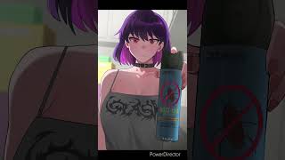 POV Goth girl sprays you to death with bug spray [upl. by Arvy]