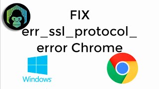 SOLVED FIX ERRSSLPROTOCOLERROR Chrome on Windows 10 [upl. by Elidad658]