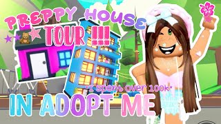 PREPPY HOUSE TOURS  in adopt me [upl. by Egroej290]