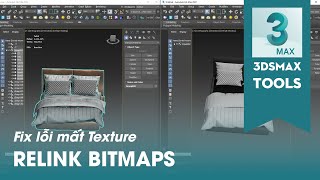 Cài đặt và sử dụng Relink Bitmaps  Tự động tìm đường dẫn map trong 3dsmax  3dsmax Tutorials [upl. by Atnohsal545]