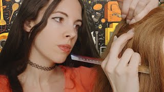 ASMR Girl in The Back Of Class Plays With Your Hair Scalp treatment [upl. by Graner]