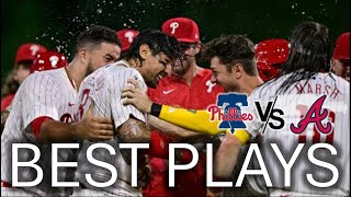 Phillies vs Braves Highlights I BEST PLAYS of the Series I WE ARE SO BACK 🔥🔥🔥 [upl. by Schacker]