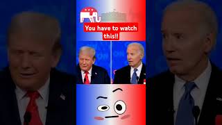 Funny and Embarrassing Moments of Biden during First US Presidential debate 2024 by CNN [upl. by Orlov]