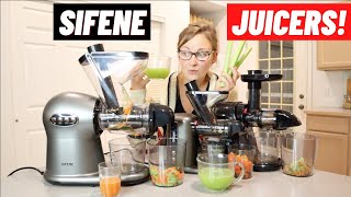 SIFENE SLOW MASTICATING JUICER Line Review and Demonstration  Fruit and Vegetable Cold Press Juicer [upl. by Norty]