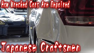 Car repair by Japanese gods【THE鈑金】LEXUS LS600ｈ 鈑金修理 part１ [upl. by Lladnar]