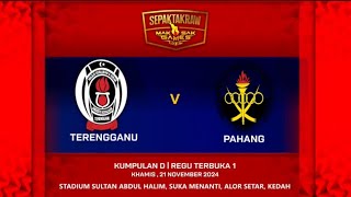 MAKSAK 2024  PAHANG vs TERENGGANU [upl. by Aihk]