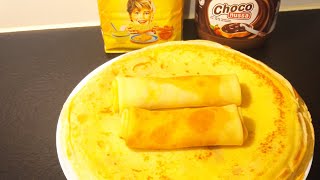 Crêpe simple et rapide كريب سهل وسريع [upl. by Immac845]