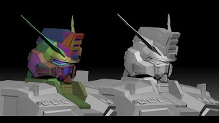 Zbrush Tutorial Zmodeler Zremesher Polygroups and Creases [upl. by Starlene]