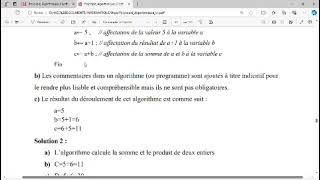 Débuter en Algorithme  Apprenez à Gérer Variables et Commentaires [upl. by Gnilyam]