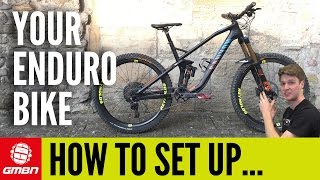 How To Set Up An Enduro Mountain Bike  MTB Maintenance [upl. by Neggem977]