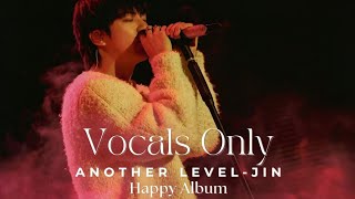 Another Level by JIN  Vocals only  English lyrics  Acapella [upl. by Eihtur]