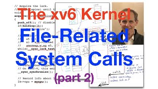 xv6 Kernel37 FileRelated System CallsPart 2 [upl. by Kilar804]