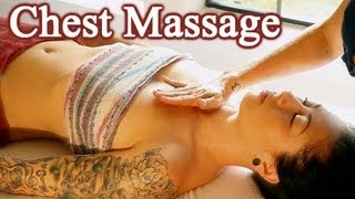 Chest amp Shoulder Massage Therapy How To Swedish amp Deep Tissues Techniques [upl. by Mazman678]