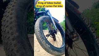 Fat bike is the King of cycles fatbike fitness cycle youtubeshorts bulletbike fatloss peace [upl. by Matheny]