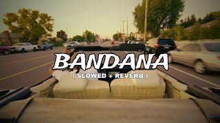 Bandana  Slowed  Reverb   Shubh [upl. by Sibie]