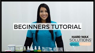 Introduction to Waxing  Beginners Hard Wax Tutorial [upl. by Marris]