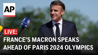 LIVE France’s Macron holds press conference ahead of Paris 2024 Olympics [upl. by Lewin]