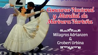 Desde EEUU 💃🇺🇸 Milagros Adrianzen y Grobert Urbina 🕺  bailan Pañuelos al Aire Marinera Norteña [upl. by Arved]